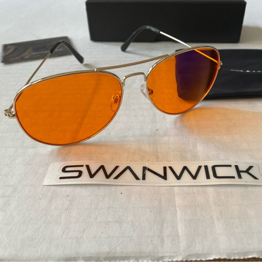 NWT Swanwick Night Swannies Large Aviator - Picture 8 of 16